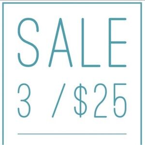 🌺 3 for‎ $25 🌺 SEE DESCRIPTION FOR DETAILS 😁